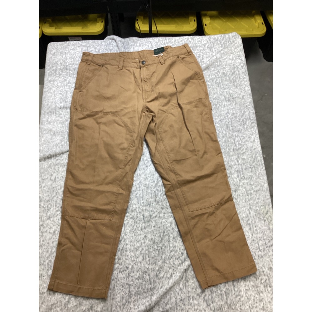 Alpine Design Mens Utility Pant Brown Khaki Organic Cotton 40x30 ADM24901 NEW‎